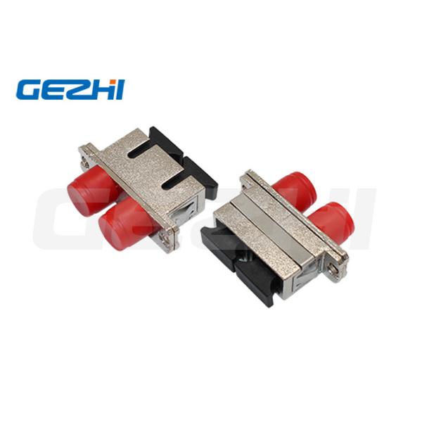 Hybrid Duplex Fiber Optic Adapter with Ceramic Sleeve and Low Insertion Loss for SC-FC Connections