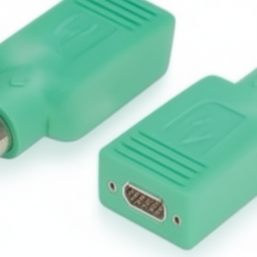 Durable USB A Female to Mini DIN 6 Male Adapter L-com UAD017FM for Secure USB Connectivity Solutions