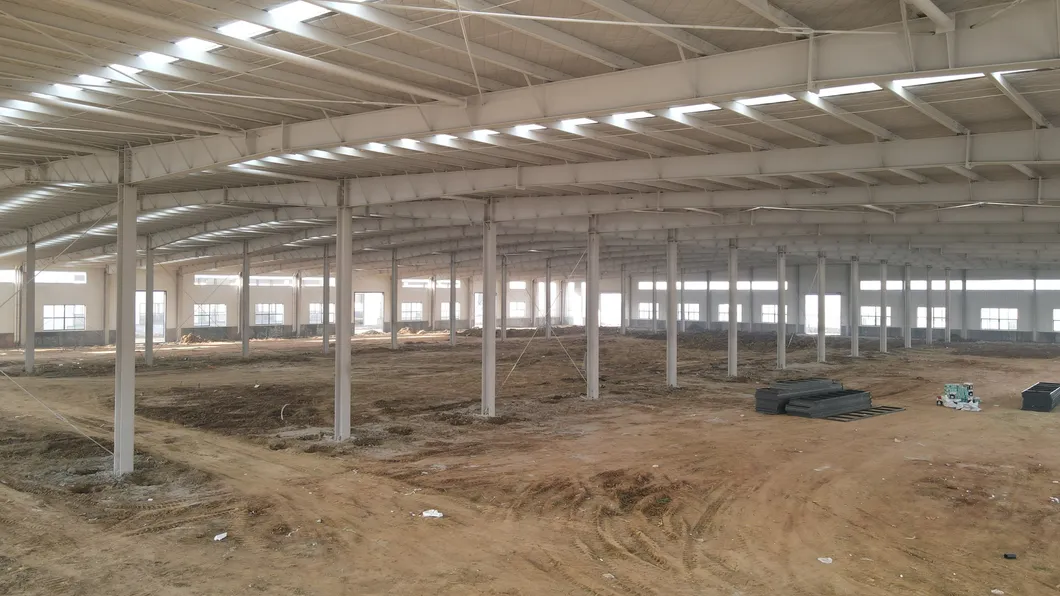 Prefabricated Light Steel Structure Construction Shed Industrial Metal Garage