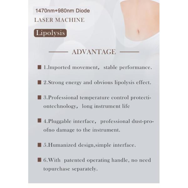 1470nm 980nm Diode Laser Hemorrhoids Treatment Liposuction Body Slimming Machine