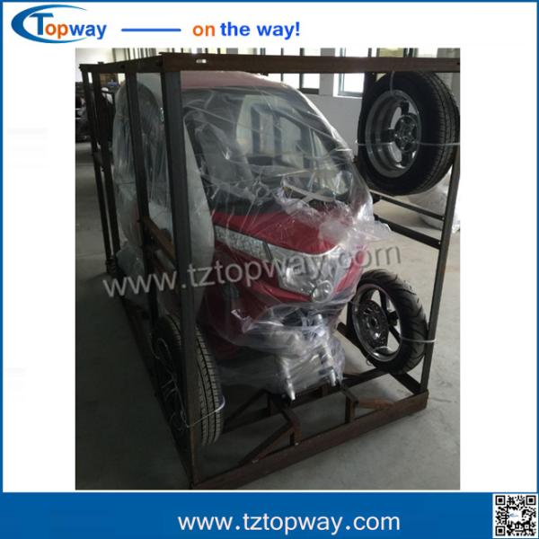 driving Mileage 70km mini fashion electric tricycle for leisure eco friendly