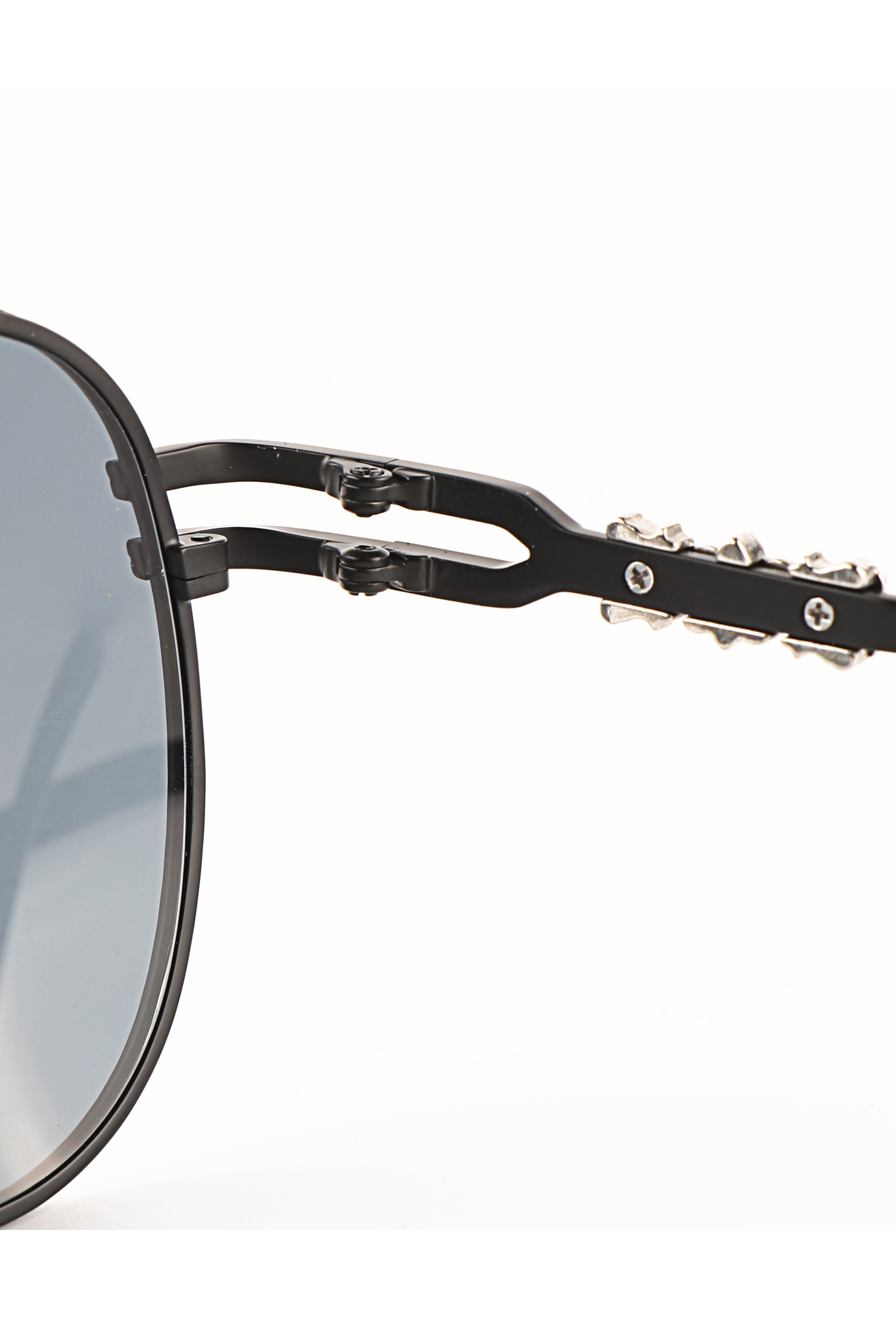 Guangdong Factory Wholesale Nice Men Women Retro Shades Glasses Vintage Party Props Work Black Side logo Sunglasses Logo Custom