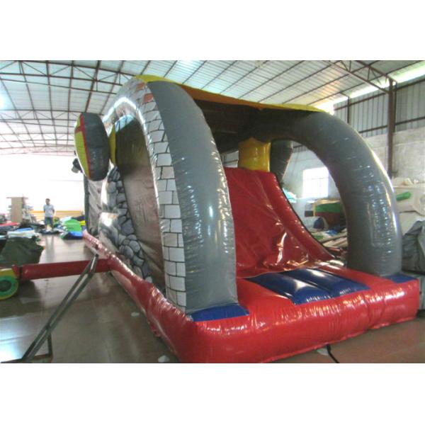 Indoor Playground Inflatable Obstacle Courses Bounces Slide Guard Theme 8.5 X 2.8m
