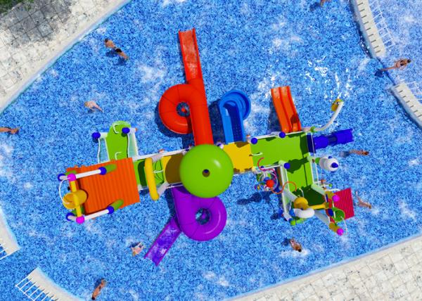 Colorful Fiberglass Material Water Entertainment Equipment Water Slide Pipe