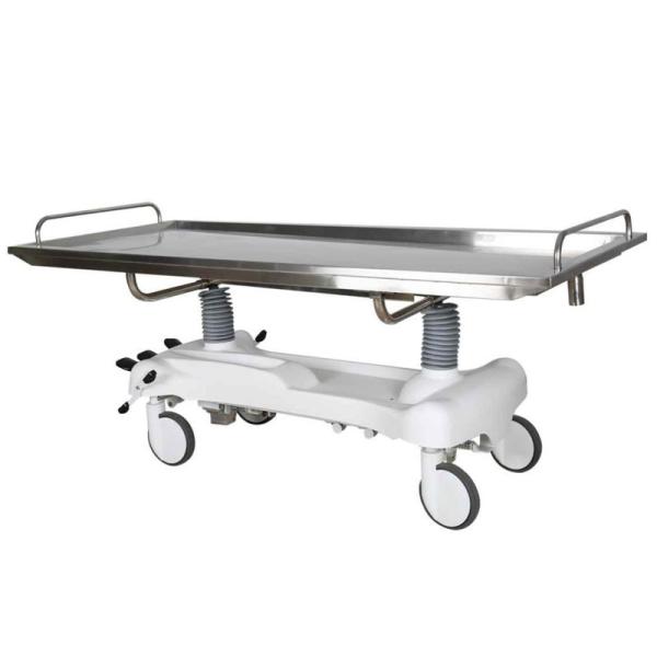 Heavy Duty Hydraulic Mortuary Stretcher 500lb Capacity Ergonomic Lift For Morgue / EMS