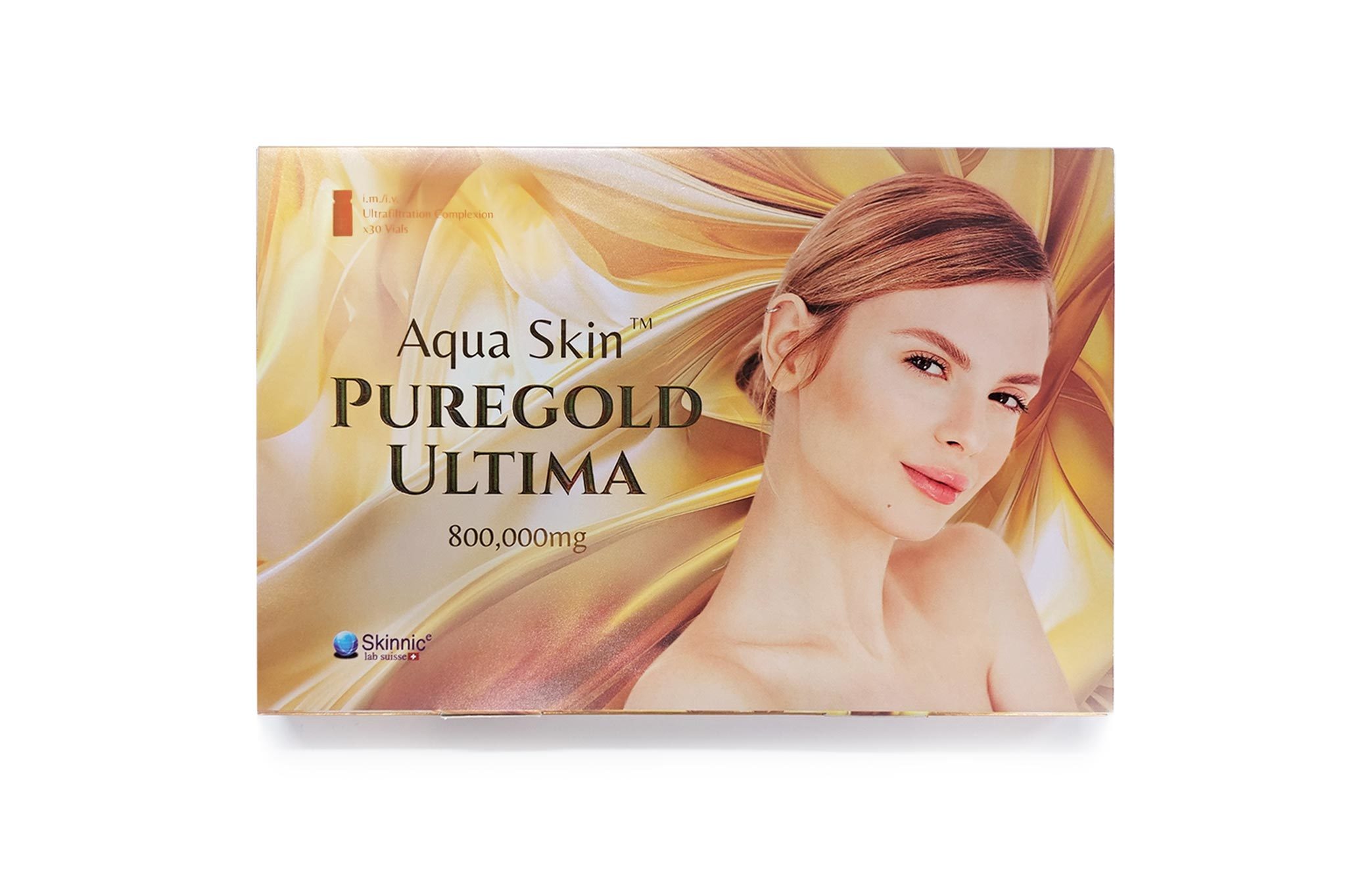 Skin Pure Gold Ultima Intramuscular Aqua Glutathione Injection 800000mg