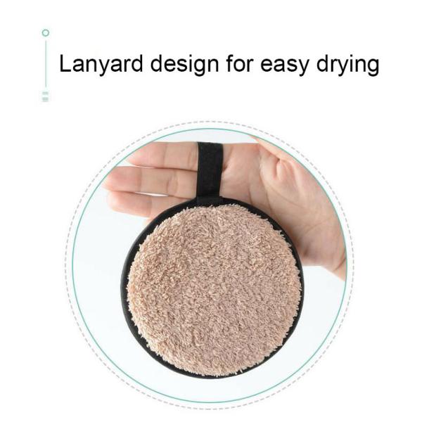 Не раздражая многоразовый перевозчик макияжа прокладывает нежность хлопка