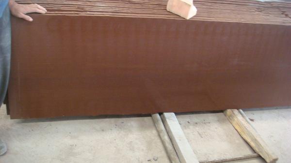 Red Color Rough Granite Kitchen Countertop Floor Tiles 50x50 Slab 2.73 g/cm3