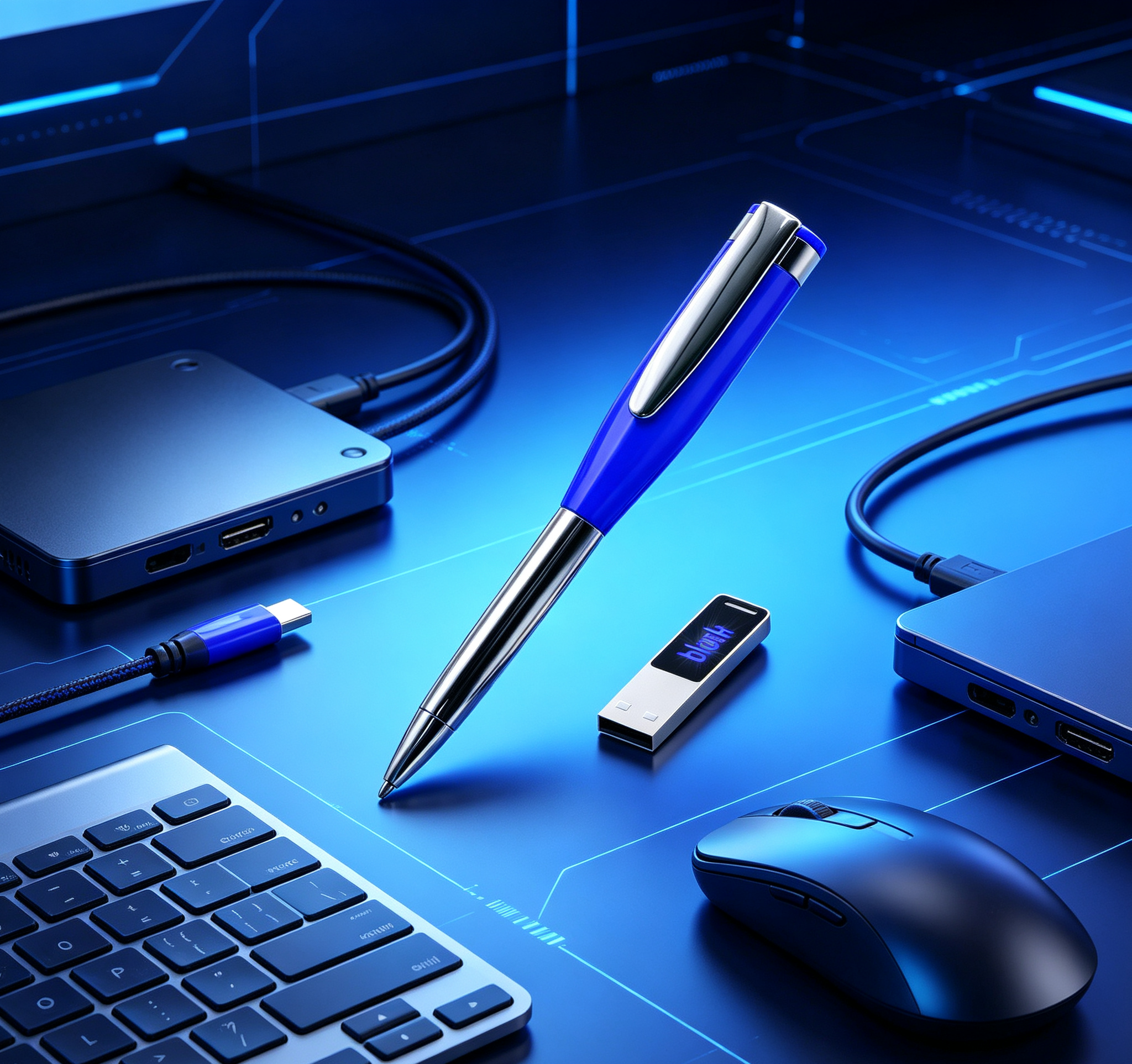20g Lightweight CE/ROHS/FCC Certified Pen USB Flash Drive with Customizable Branding for Corporate Gifts