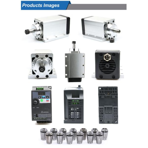 Air Cooling Dc Brushless Spindle Motor 220v 110v 700w 0.55N.M 0-11000rpm