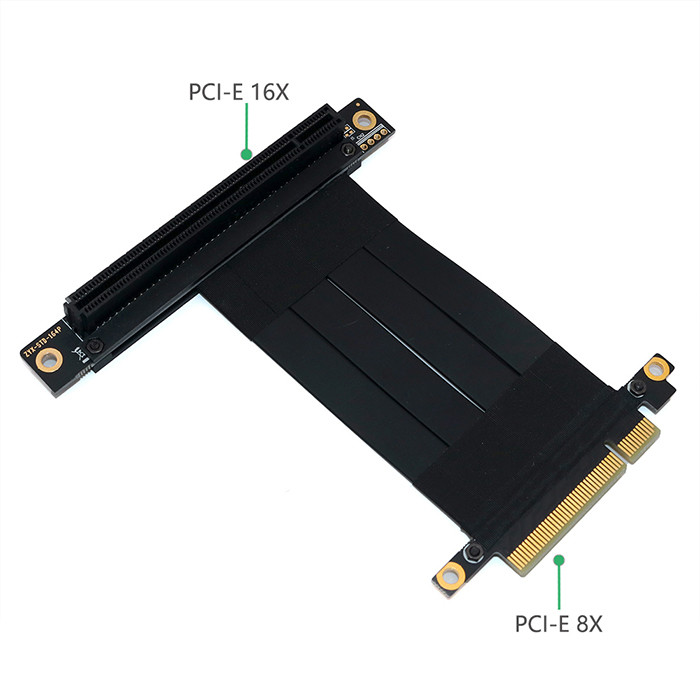 Срочные 16X к кабелю неэтилированному QFN наполнителя 8X Pcie ХЛОПАЮТ кабель переходника Pcie