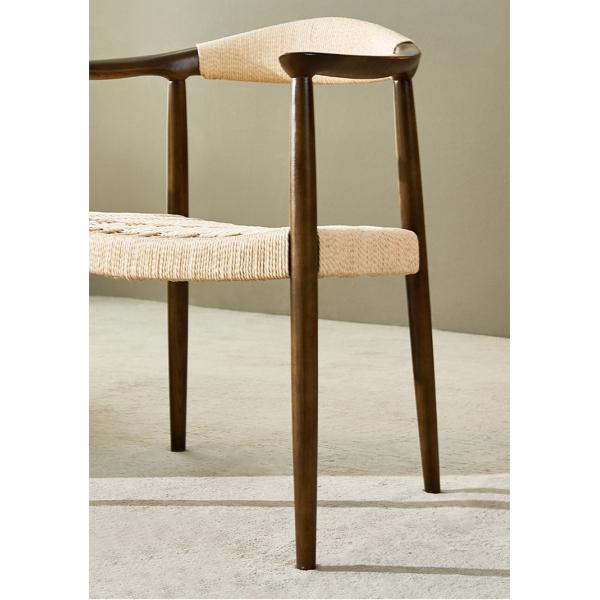 Cuerno nórdico de cena de madera minimalista moderno del BUEY del chalet de la silla que cena la silla 200kg