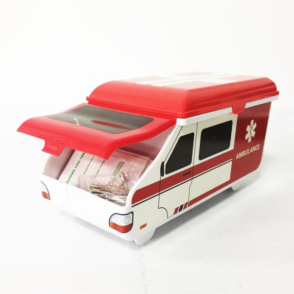 Небольшая коробка скорой помощи автомобиля в случай 250mmx140mmx105mm таблетки медицинской машины скорой помощи кораблей милый