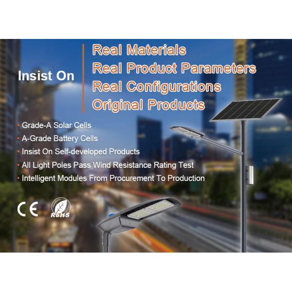 Ip66 Высокомощный солнечный уличный фонарь 20W 30W 40W 50W 60W Наружный водонепроницаемый светодиодный солнечный уличный фонарь