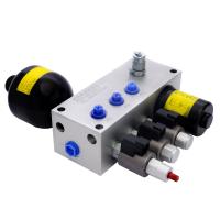 Valve d'alimentation en huile pilote pour excavatrice hydraulique en aluminium avec vannes réductrices de pression