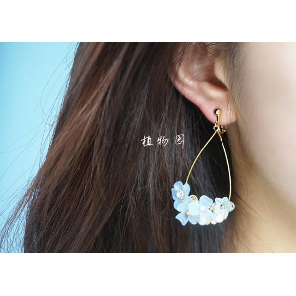 Ballet Lady Germany Resin Flowers Rhinestone Pearl Silver NCovered with 14K Gold Stud Earring