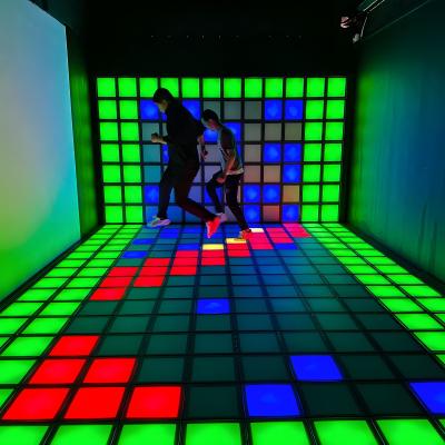 Preço de fábrica Super Grid Game 30cm Lâmpada de jogos ativa Interativo Led Dance Floor