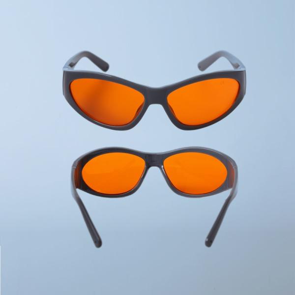 Sport Gray Frame of Green UV Laser Safety Glasses 266nm 515nm OD5
