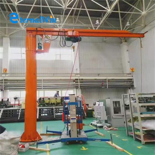 1 тонна 2ton краны кливера качания столбца 360 градусов 3 тонн свободные стоя с электрической лебедкой