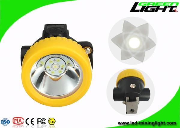 Portable Cordless LED Mining Light Rechargeable Headlamp 2.2Ah Lithium Ion Battery
