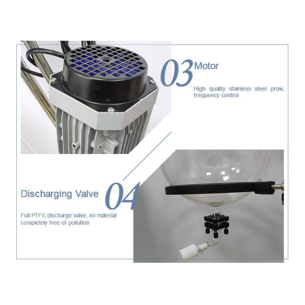 Кристаллизатор Evaporatore CBD Distillar вакуума роторного испарителя лаборатории