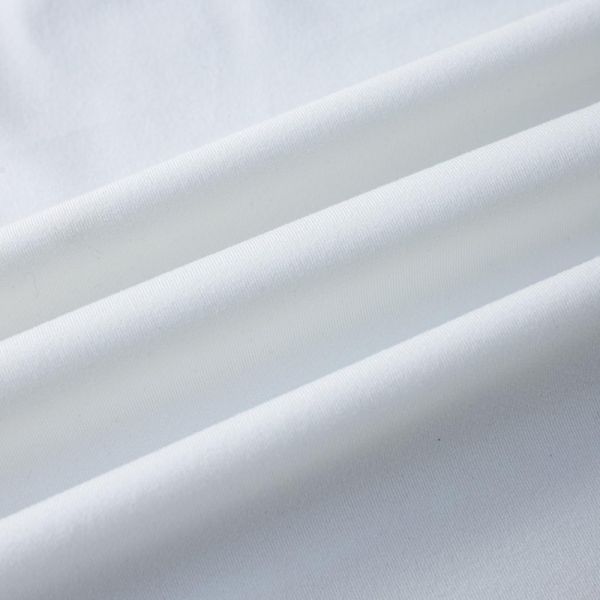 White Base Women Tops Knitting Cotton Long Sleeve Top ODM For Regular Comfort