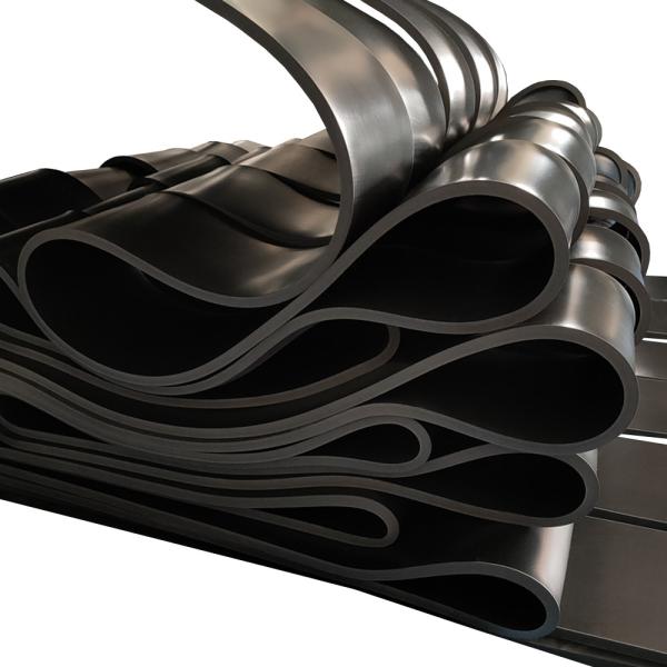Conveyor Neoprene Rubber Sheet Black Skirting Boards Abrasion Resistant