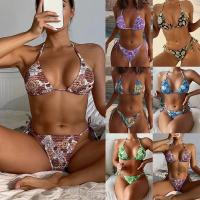 Traje de banho em biquíni, encontre o seu companheiro de verão perfeito, moda sexy.