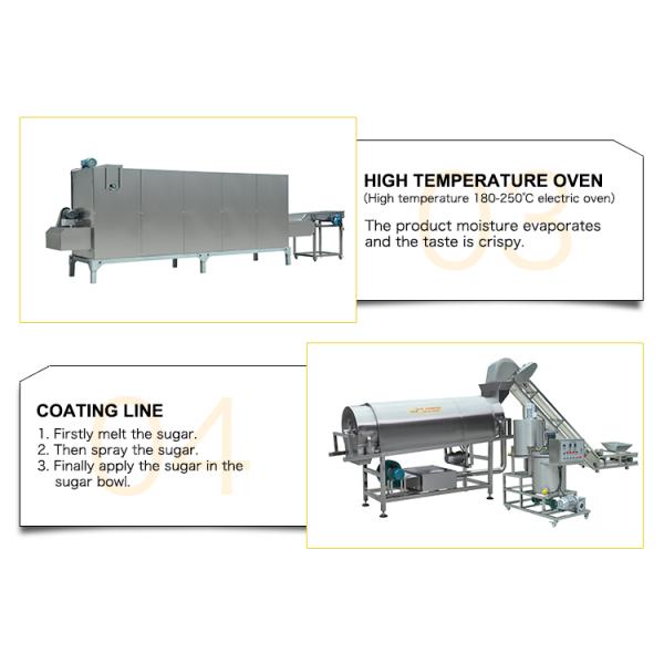 Завод по производству кукурузных хлопьев и экструдер для завтрака