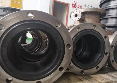 Molded And Vulcanized Rubber Seat In Butterfly Valve Body , NBR Valve Seat