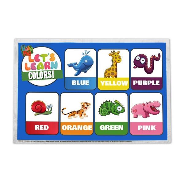 Recyclable Adhesive Disposable Plastic Dinner Mats Non Slip For Babies