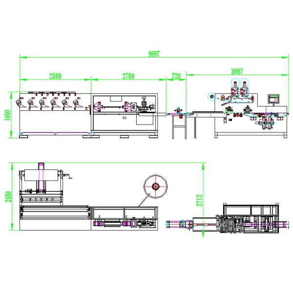 Suny Group Wet Tissue Wipe Packaging Machine Wet Wipes Making Machine