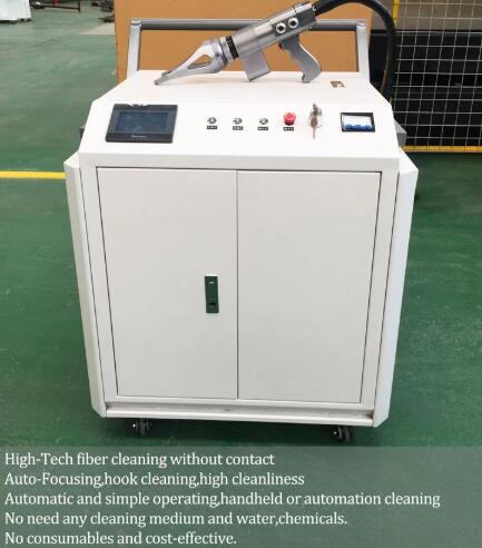 50W / 100W / 500W Handheld Laser Cleaning Machine Coating & Metal Mould & Painting