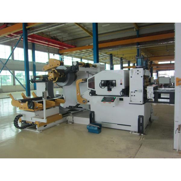 Metal Steel Coil Uncoiler Punching Machine , Pneumatic Feeder Great Performance