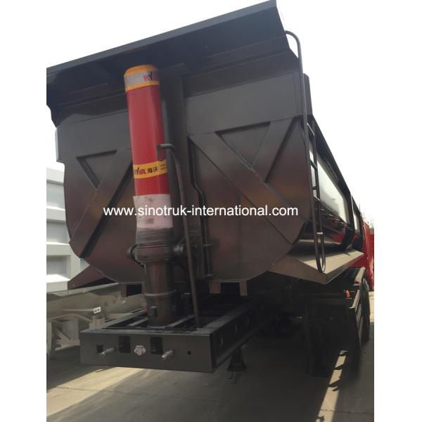 Груз перехода трейлера черной тележки 3 цапф цвета гидравлической Семи планшетный