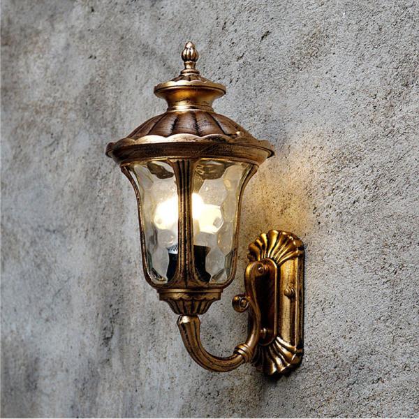 Glass outdoor waterproof wall lamp decoration villa courtyard garden outdoor wall decor Lamp(WH-HR-60)