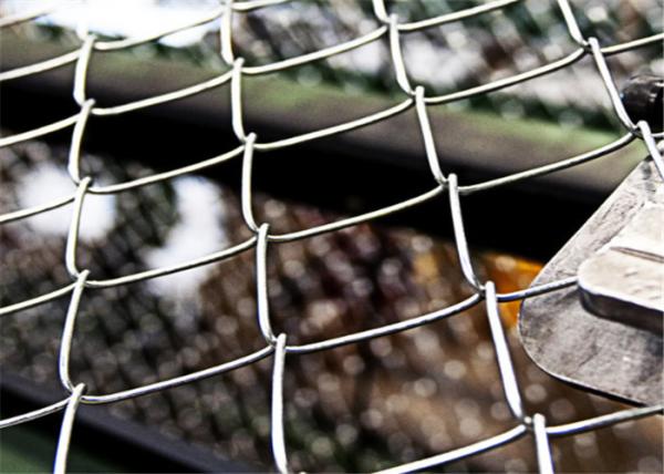 6m Standard Football Sports Fields Pvc Coated Gi Chain Link Fencing
