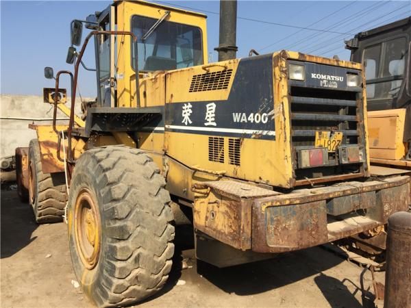 Used Komatsu WA400 Wheel Loader SA6D110 engine 39T weight with Original paint