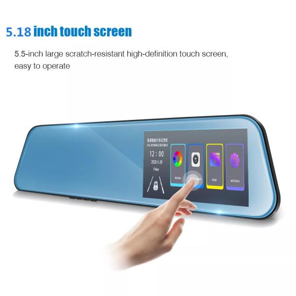 HD Starlight Night Vision Cordless Dash Cam Parking Mode Driving Recorder