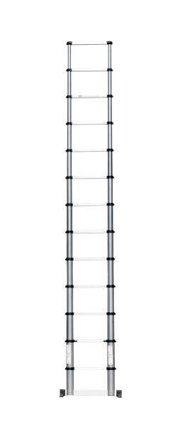 En131 Silver 2.6m Aluminum Telescopic Extension Ladder