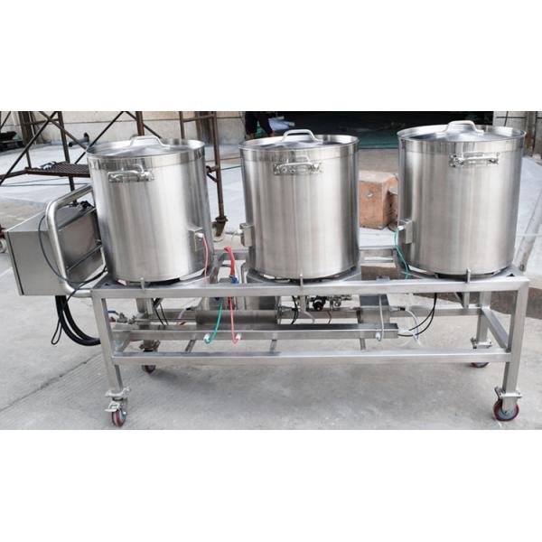 SUS 304 Or 316 Mini Home Brewery Small Home Brewing Systems Capacity 50 L