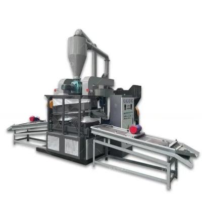 40.7kW Cable Wire Scrap Shredding in Waste Communication Cable Copper Wire Recycling Plant