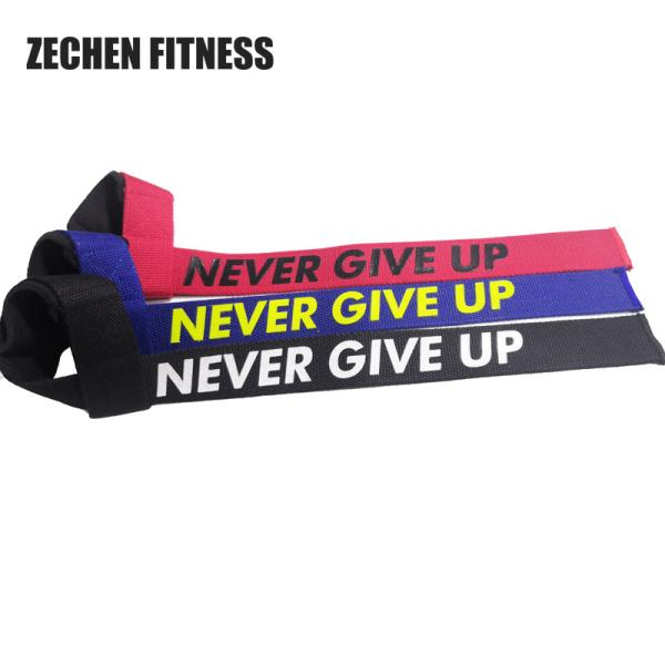 Leather Weightlifting Wrist Straps Wraps Heavy Duty Gym Work Out