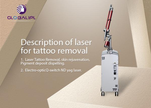 Q Switch ND YAG Laser Machine For Tattoo Removal / Skin Rejuvenation