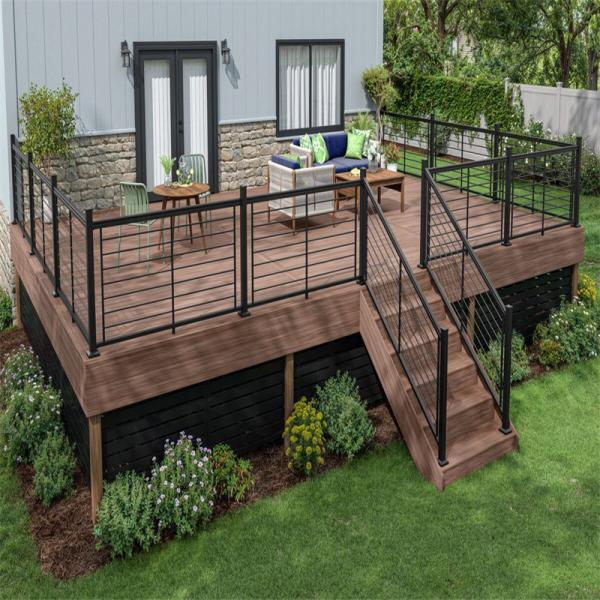 El diseño avanzado de estilo de lujo de la cerca de los picos de la barandilla