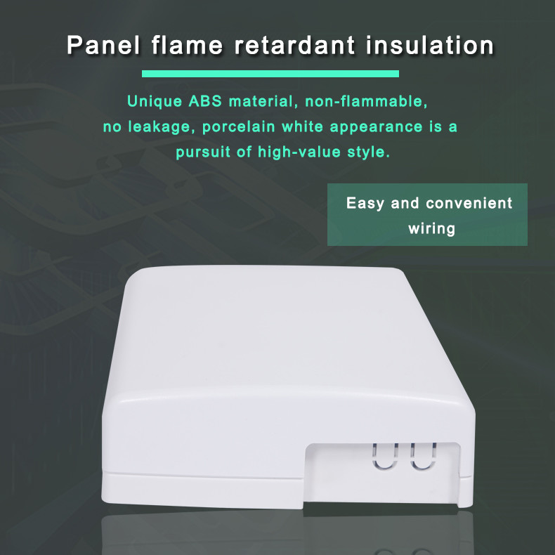 SC APC 120*80*25 Mm ядра коробки 2 прекращения кабеля оптического волокна портов сети 4
