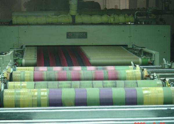 Servo Motor Textile Screen Printing Machine With Magnetic Table / Adjustable Glue Thickness