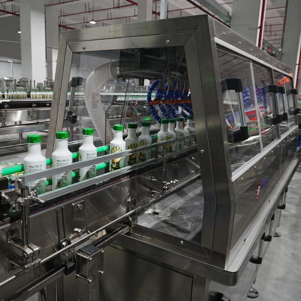 Clip On PET Glass Bottle Washing Cleaner Machine Rinser 3kW