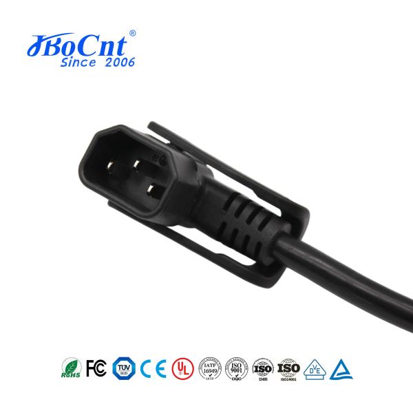 Jbocnt with handle power connector electric bicycle tricycle lithium battery charging port electric bicycle power cord three pin socket plug and cable male and female