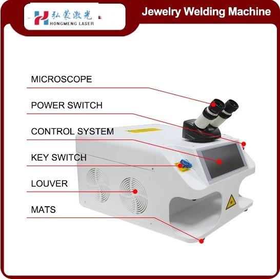 100w 200W Jewelry Laser Welding Machine for Gold and Silver Matel Welding of Stainless Steel